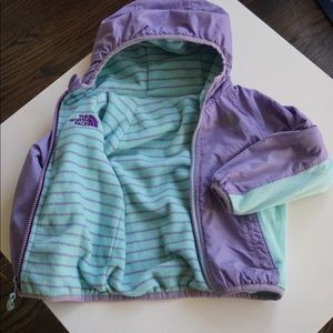 North Face 12-18 month reversible jacket